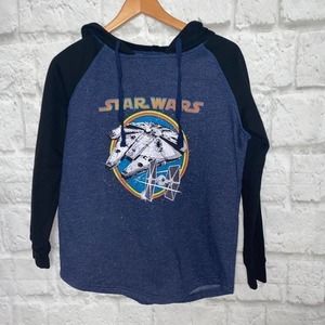 Star Wars Millennium Falcon hoodie pullover sweatshirt Small